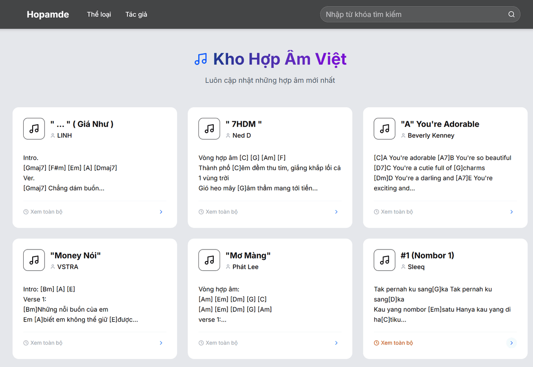 Chord Website
